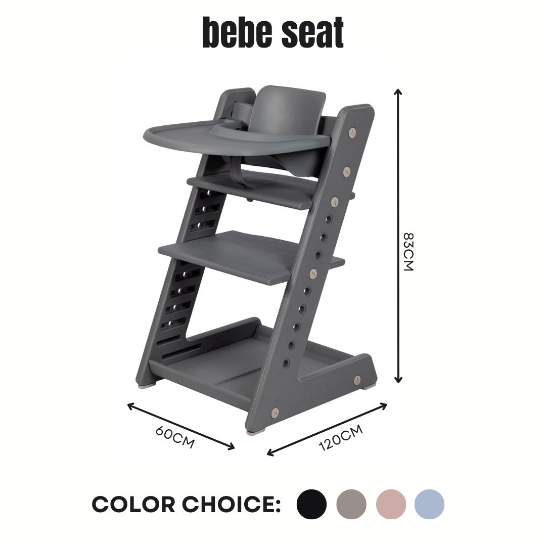 כסא אוכל לתינוק ולילד BÉBÉ - FOR LIFE שחור כסא אוכל לתינוק ולילד BÉBÉ - FOR LIFE שחור