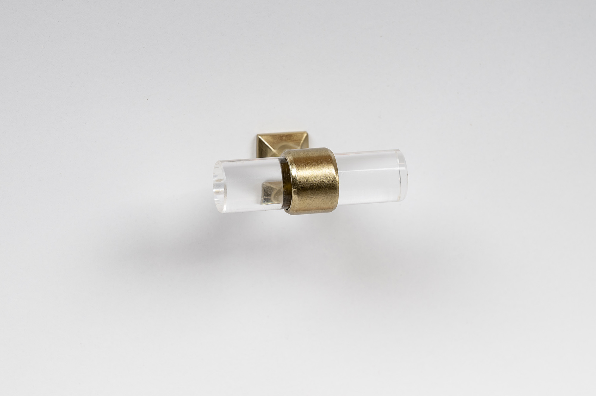 ידית אקרילי שילוב זהב ברונזה ידית אקרילי שילוב זהב ברונזה